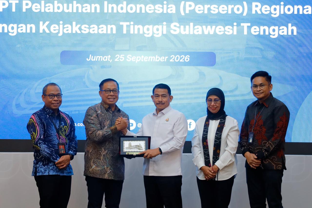 Pelindo dan Kejati Sulteng Teken MoU, Perkuat Kepastian Hukum dan Tata Kelola Kepelabuhanan