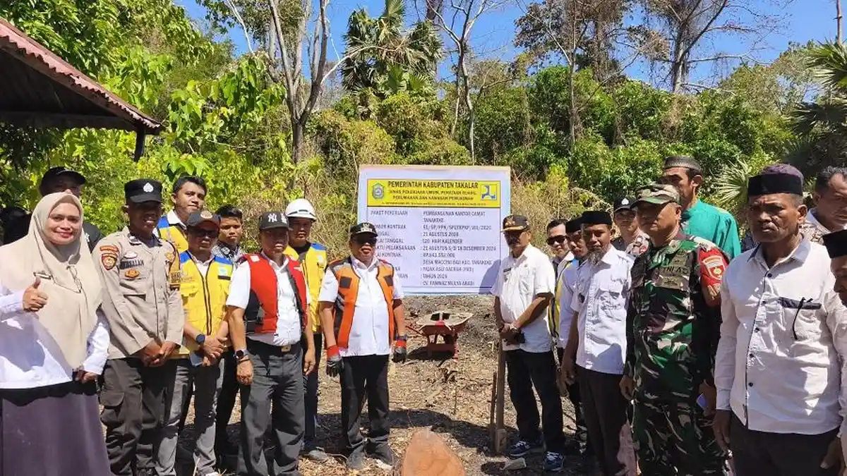 Lima Tahun Tanpa Kantor, Bupati Takalar Daeng Manye Bangun Kantor Camat Kepulauan Tanakeke