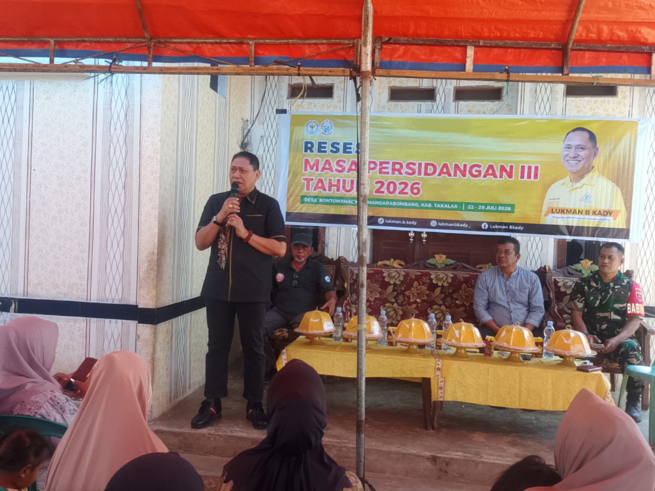 Reses di Bontomanai,Lukman B.Kady Siapkan Solusi Air Bersih dan Geomembran untuk Petani Garam Bontomanai