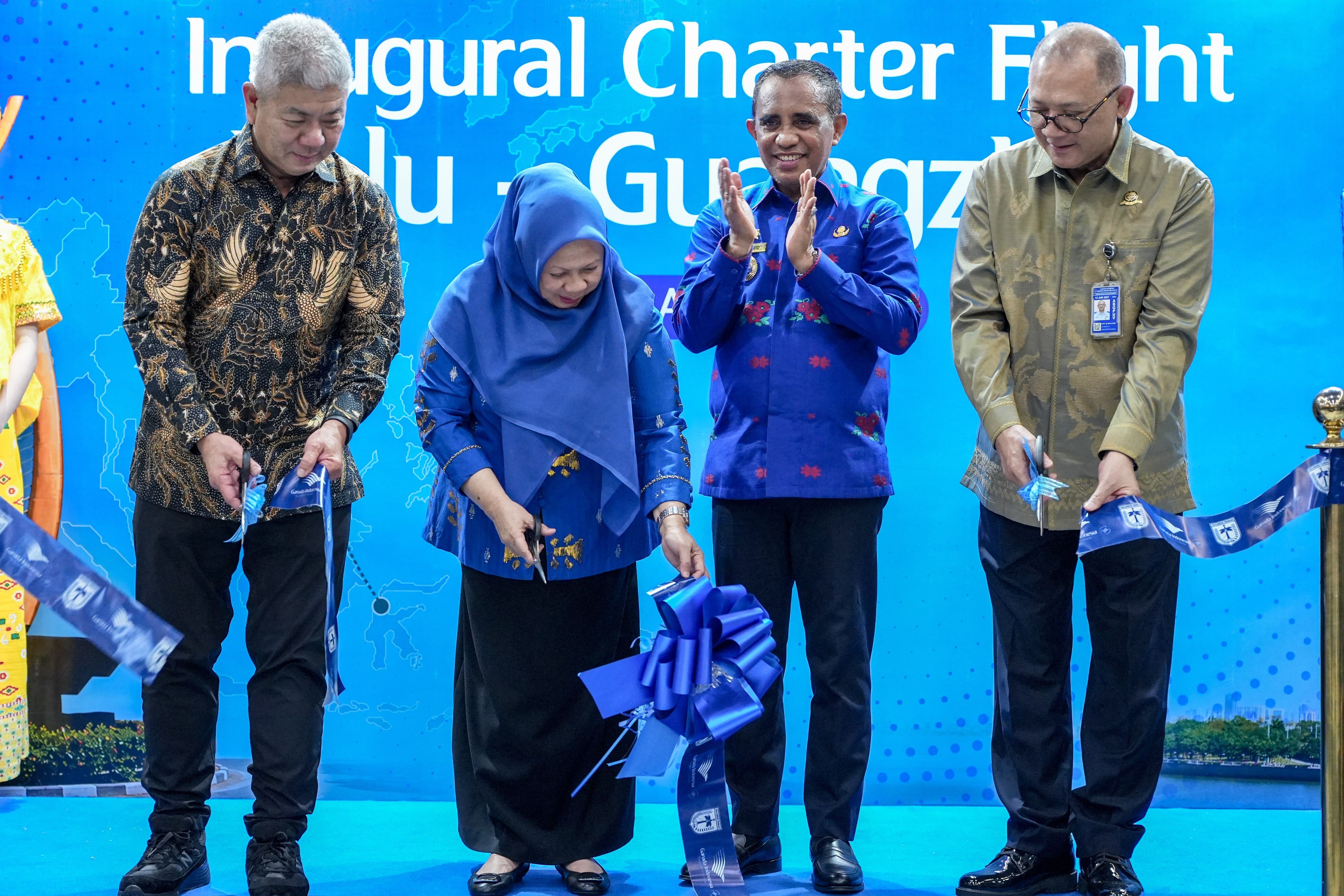 Sulteng Buka Gerbang Dunia, Gubernur Anwar Hafid Resmikan Penerbangan Perdana Internasional Palu - Guangzhou