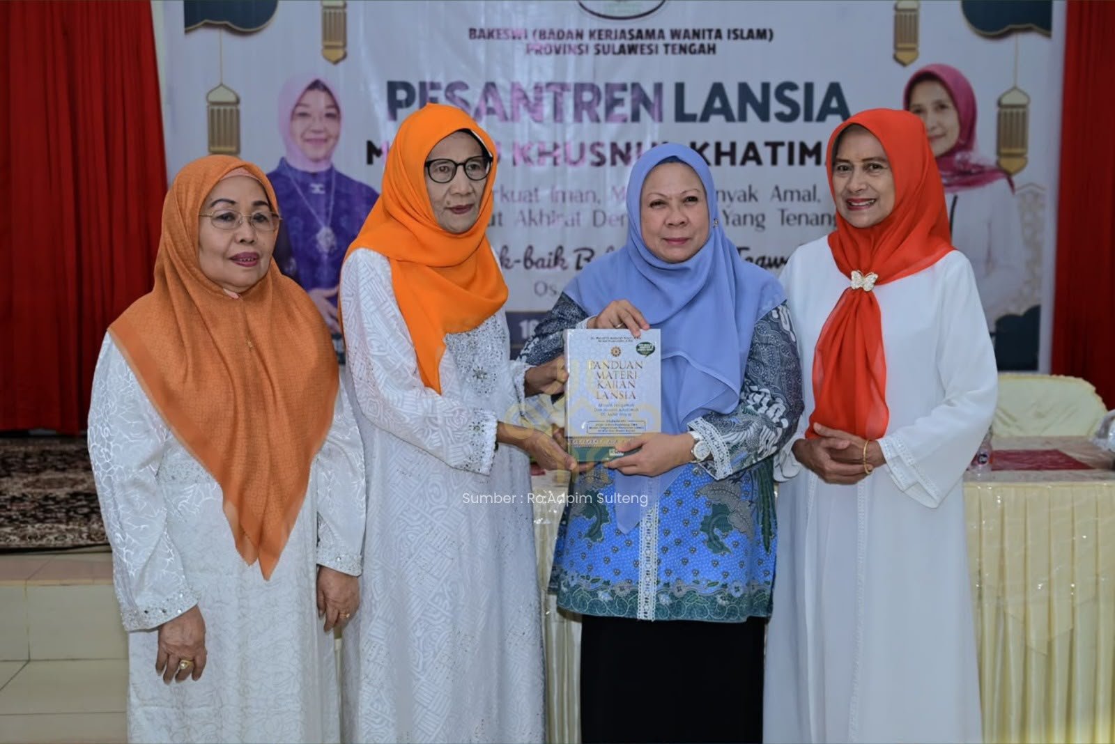 Pesantren Lansia, Wagub Reny A. Lamadjido Ajak Lansia Tetap Sehat, Semangat, Aktif dan Perkuat Iman Menuju Husnul Khatimah