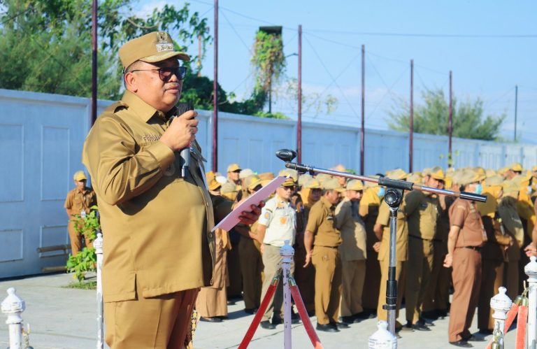 Pertama Gelar Apel Sore, Bupati Takalar Daeng Manye Soroti Kehadiran Absensi Disiplin ASN dan Staf