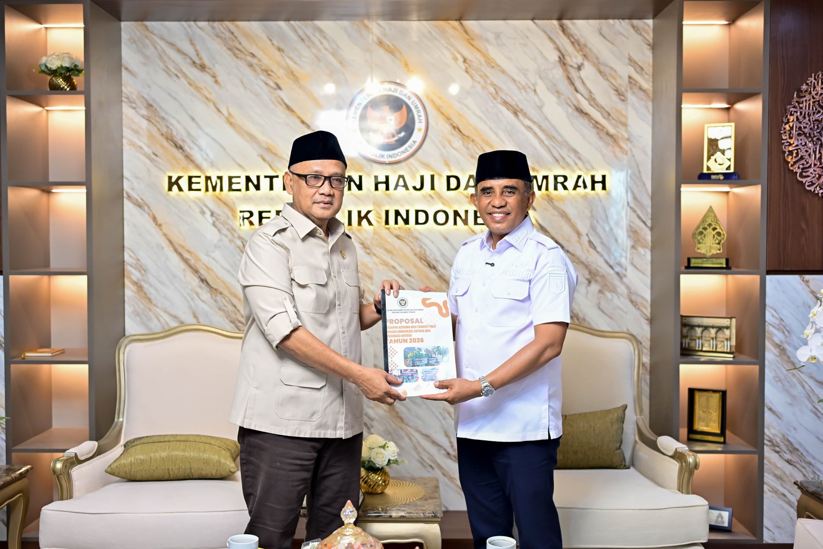 Gubernur Anwar Hafid Temui Menteri Haji dan Umrah, Embarkasi Antara Palu Ditargetkan Beroperasi Tahun 2027