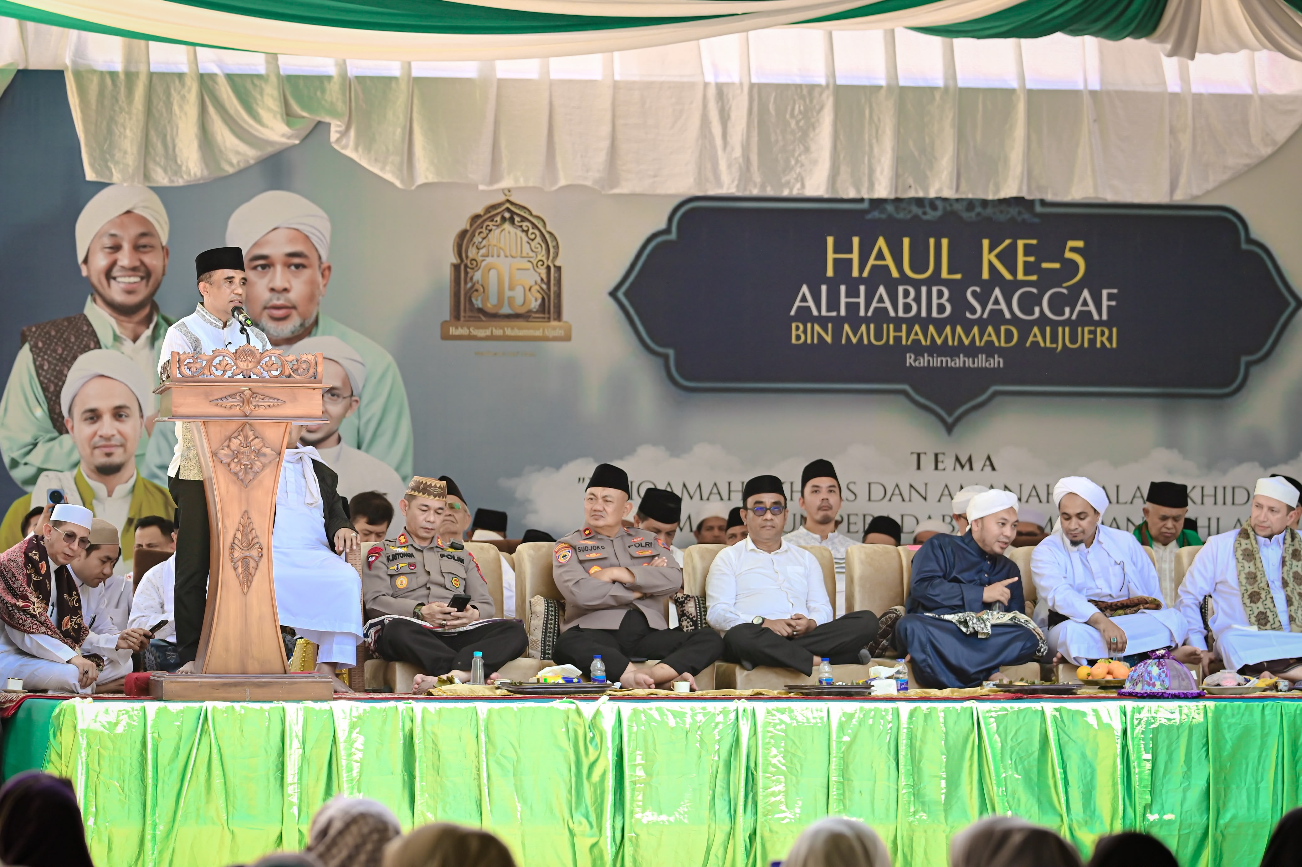 Haul ke-5 Habib Saggaf, Gubernur Anwar Hafid: Ilmu Harus Jadi Panglima Kehidupan