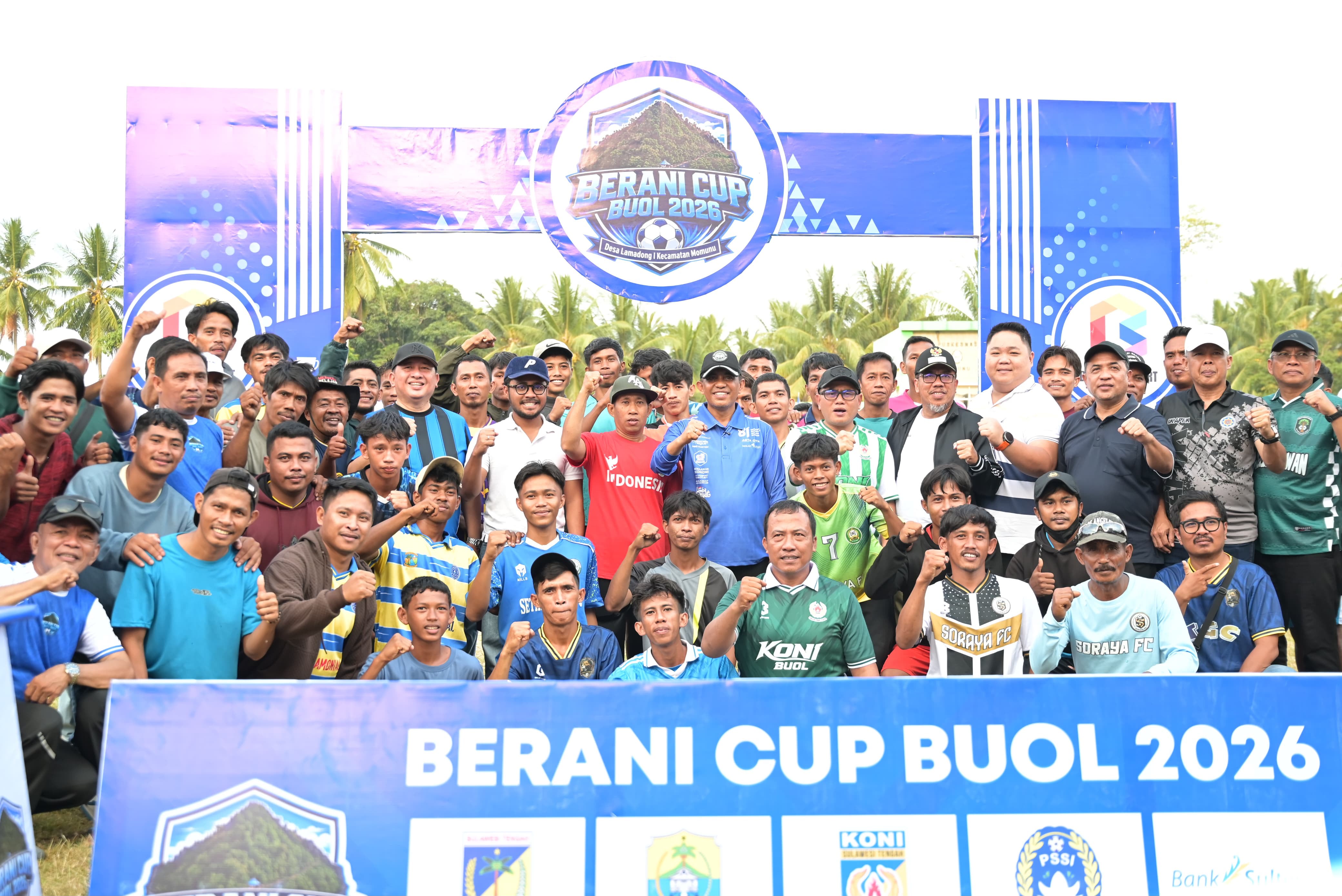 Gubernur Anwar Hafid Resmi Buka Berani Cup Buol 2026 di Lapangan Lasaripi : Tekankan Sportivitas dan Persaudaraan
