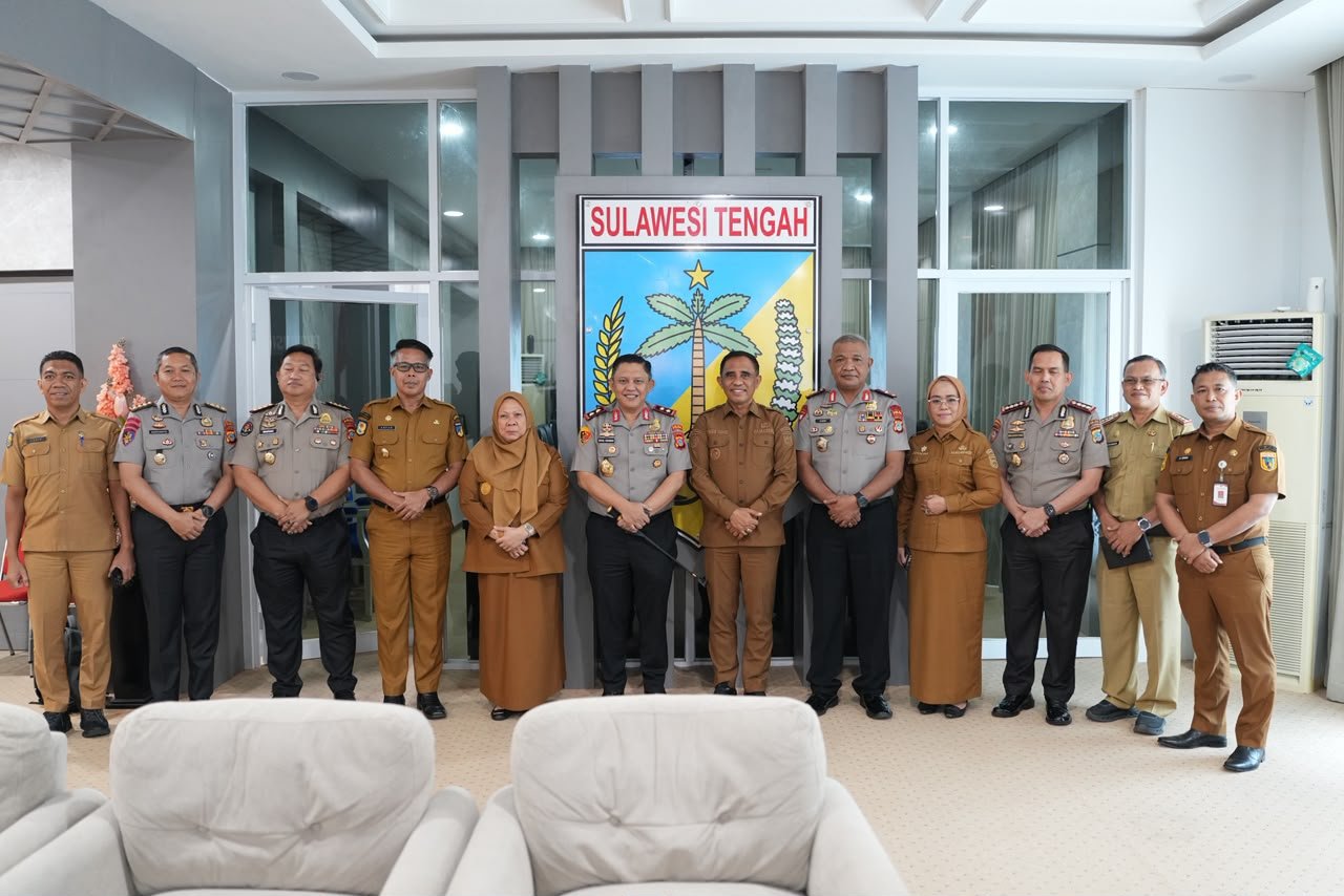 Gubernur Anwar Hafid dan Kapolda Sulteng Bahas Sejumlah Persoalan Strategis Daerah
