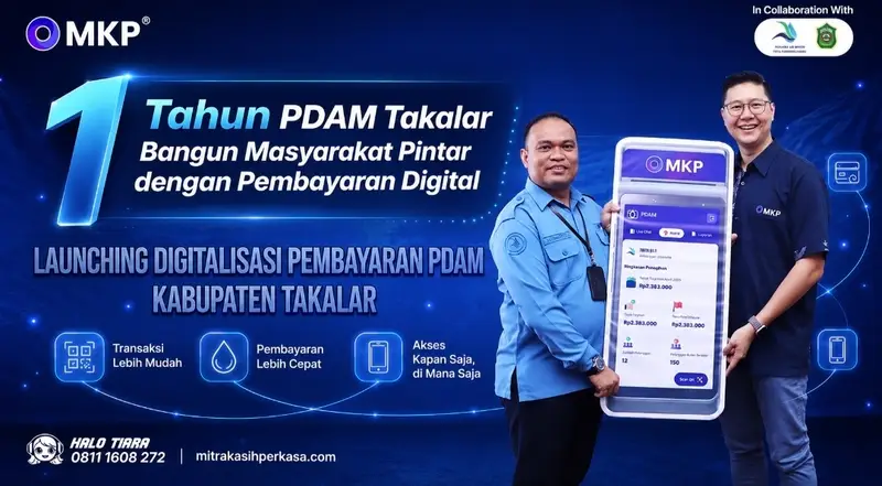 PDAM Takalar Percepat Digitalisasi, Transaksi Cashless Capai 68.311 dan Traffic Naik 3 Kali Lipat