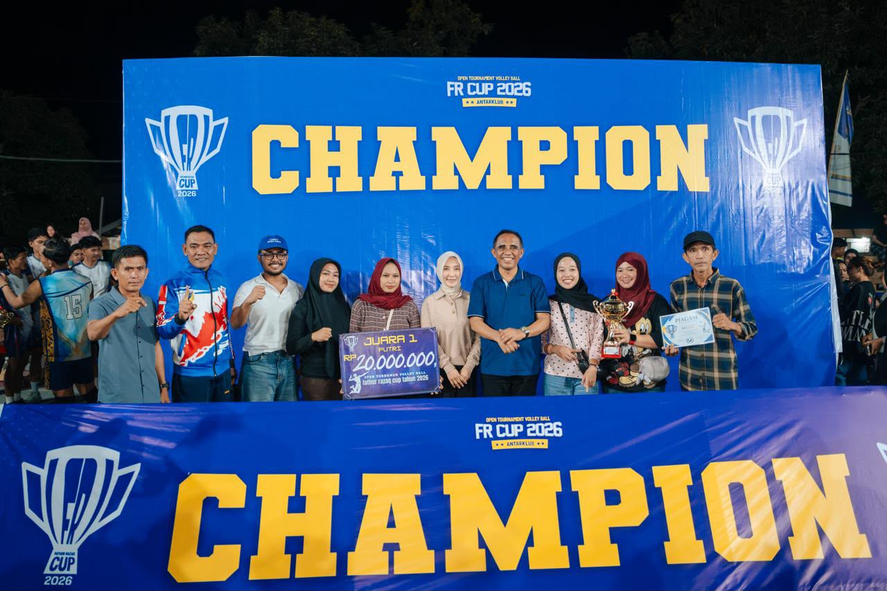 Gubernur Anwar Hafid Hadiri Final dan Penutupan FR Cup Volleyball Tournament 2026 di Parigi Moutong