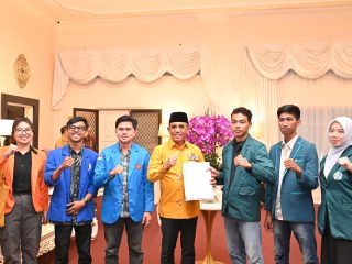 Seiring Gubernur Anwar Hafid,Perwakilan Mahasiswa Audiensi Mendukung Program 9 Berani