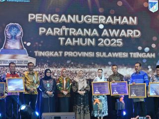 3 Srikandi Hebat Sulteng Hadir di Malam Penganugerahan Paritrana Award 2025