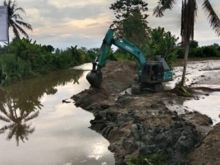 Tanggul Pasir Jebol di Parimo,Kepala BWSS 3 Palu Sebut Tidak Ada Anggaran dari Pusat