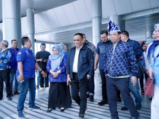Tiga Elit Partai Demokrat Hadiri Rakerda ,H.Anwar Hafid: Penyemangat Kader di Sulawesi Tengah 