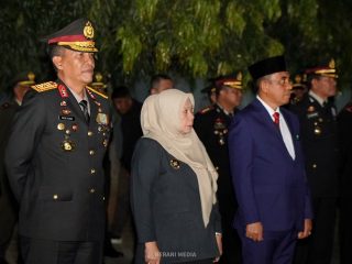 Gubernur dan Wagub Sulteng Hadiri Apel Kehormatan dan Renungan Suci di TMP Palu