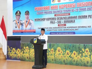 Gubernur Anwar Hafid Dorong Koperasi Jadi Pilar Ekonomi Rakyat di Era Presiden Prabowo