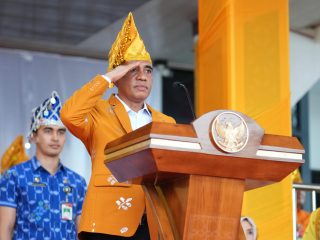Gubernur Anwar Hafid Pimpin Upacara HUT ke-47 Kota Palu Provinsi Sulawesi Tengah