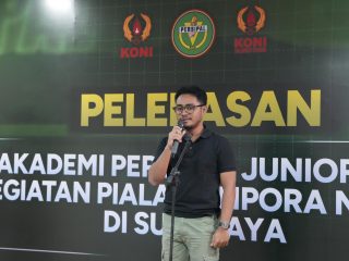Ketua KONI Sulteng Fathur Razaq Lepas Persipal Junior U-12 ke Piala Menpora Nasional di Surabaya