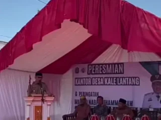 Bupati Takalar Resmikan Kantor Desa Kale Lantang,Dirangkaikan Peringatan Maulid Nabi Muhammad SAW