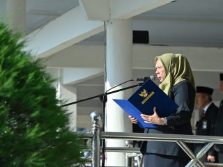 Wagub Reny Lamadjido Pimpin Upacara Peringatan Hari Kesaktian Pancasila ke-60 di Sulawesi Tengah