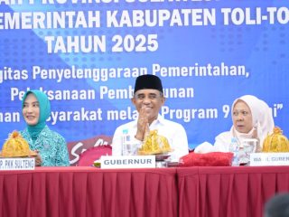 Gubernur Anwar Hafid Tegaskan Sinergi Pembangunan di Rakerda Toli Toli