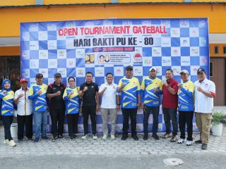 Ketua Harian KONI Sulteng Buka Open Tournament Gateball Peringati Hari Bhakti PU ke-80