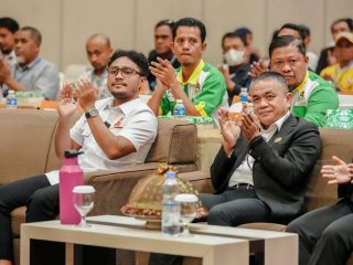 Ketum KONI Sulteng dan Ketua Asprov PSSI Sulteng Hadiri Pembukaan PSSI Ordinary Congress 2024 – 2025