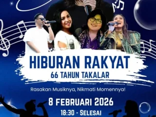 Hiburan Rakyat Meriahkan HUT ke-66 Kabupaten Takalar : Sabtu 8 Februari 2026
