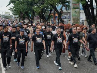 Peringati HPN 2026 di Morowali, ‎Gubernur Anwar Hafid dan Insan Pers Jalan Sehat : Pers Pilar Demokrasi Dalam Pembangunan Daerah