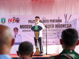 HPN 2026, Wakil Gubernur Banten Lakukan Peletakan Batu Pertama Pembangunan Museum SMSI 